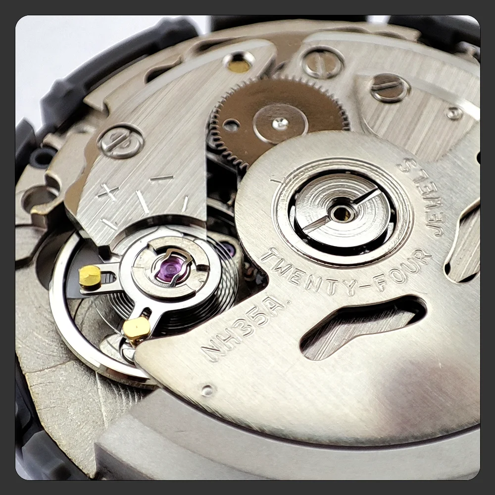 NH35 movement automatic mechanical movement white/black calendar movement 3/6/9 o'clock movement Japan original movement