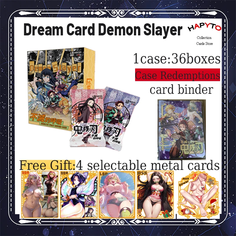 

2024 Newest Dream Card Demon Slayer Set Collection Card Shinobu Nezuko Mitsuri Booster Box TCG Hobby Gift