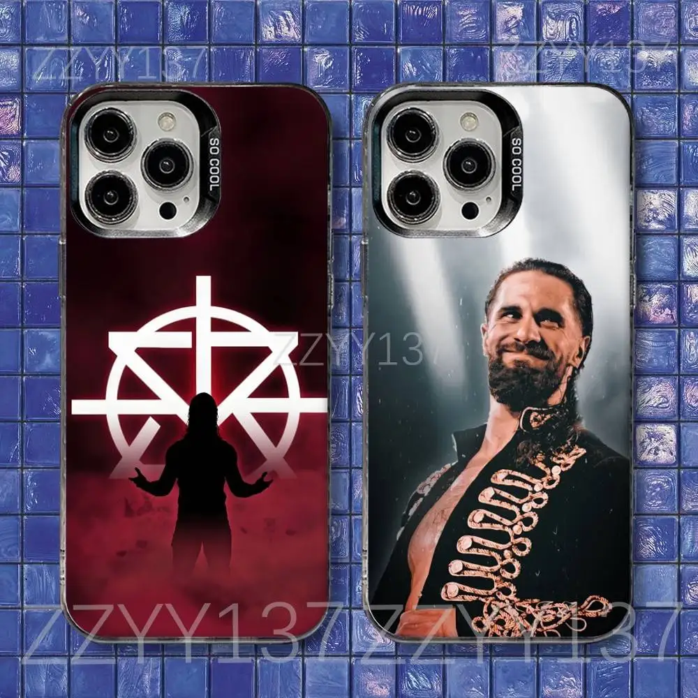 

S-Seth R-Rollins F-Freakin Boxing Phone Case For iPhone 16,15,14,13,12,11,8,7,Pro,Max,Plus,Mini,XS,SE Shockproof Matte Cover