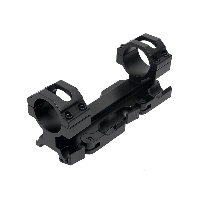 FOCUHUNTER Quick Release One-piece Scope Ring Mount 25.4mm/30mm QD Dual Ring Sight Rings Cantilever Mount For Outdoor Hunting