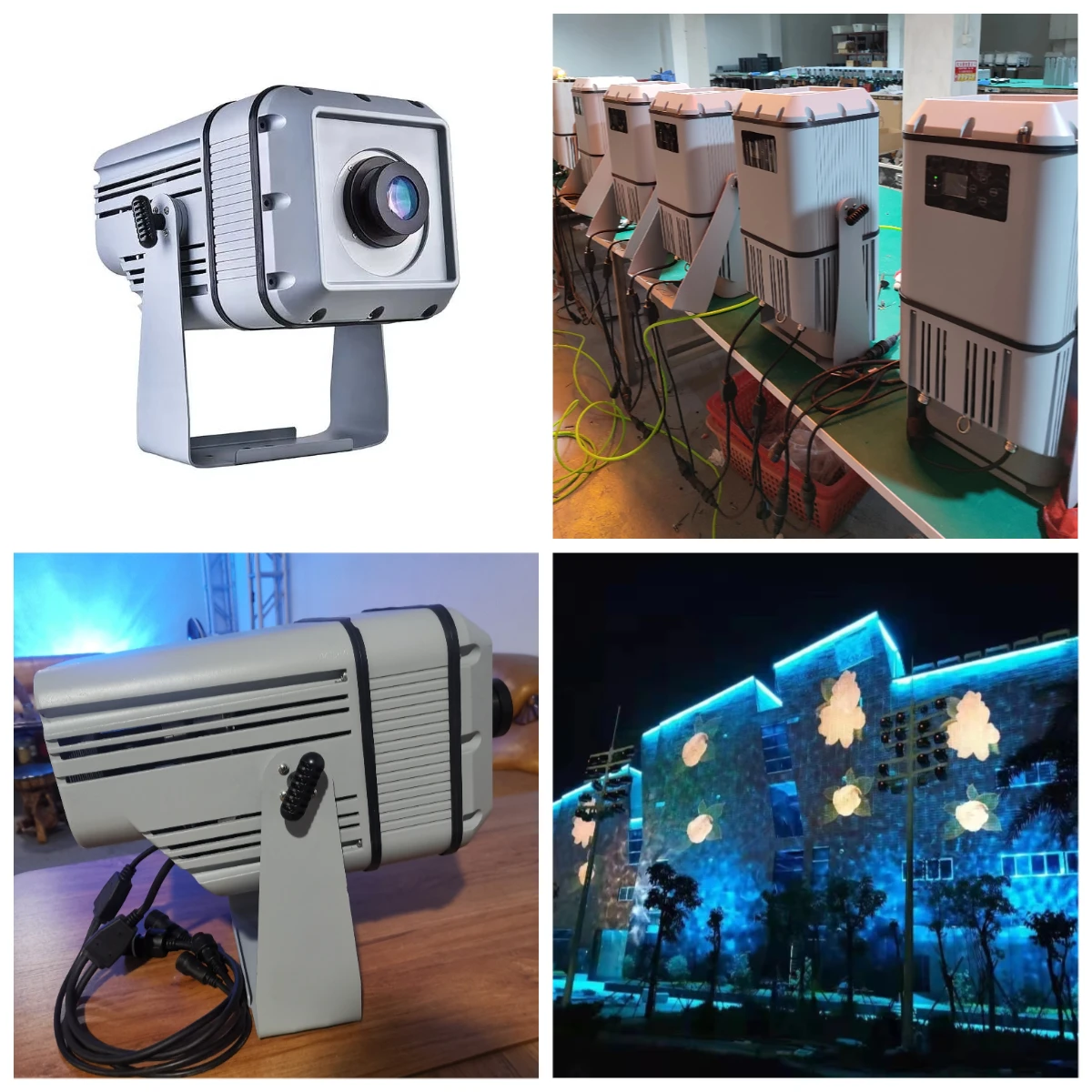 *(2 piece set)High Power 500W 600w Outdoor Waterproof IP65 Led Gobo Logo Projector Light