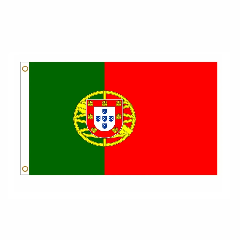 5 Pcs/lot Portugal Flag Portugal National Flag 90x150cm The Portuguese Republic National Flag wholesale
