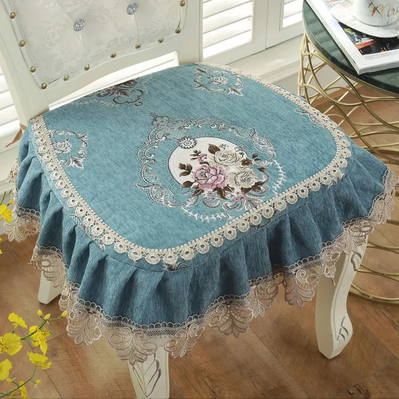 

Thickened European Chenille chair cushion Western chair cushion European chair cushion Luxury non-slip chair cushion