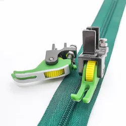 Narrow Plastic Roller Zipper Foot for Single Needle Industrial Lockstitch Sewing Machine Singer Brother Juki Jack