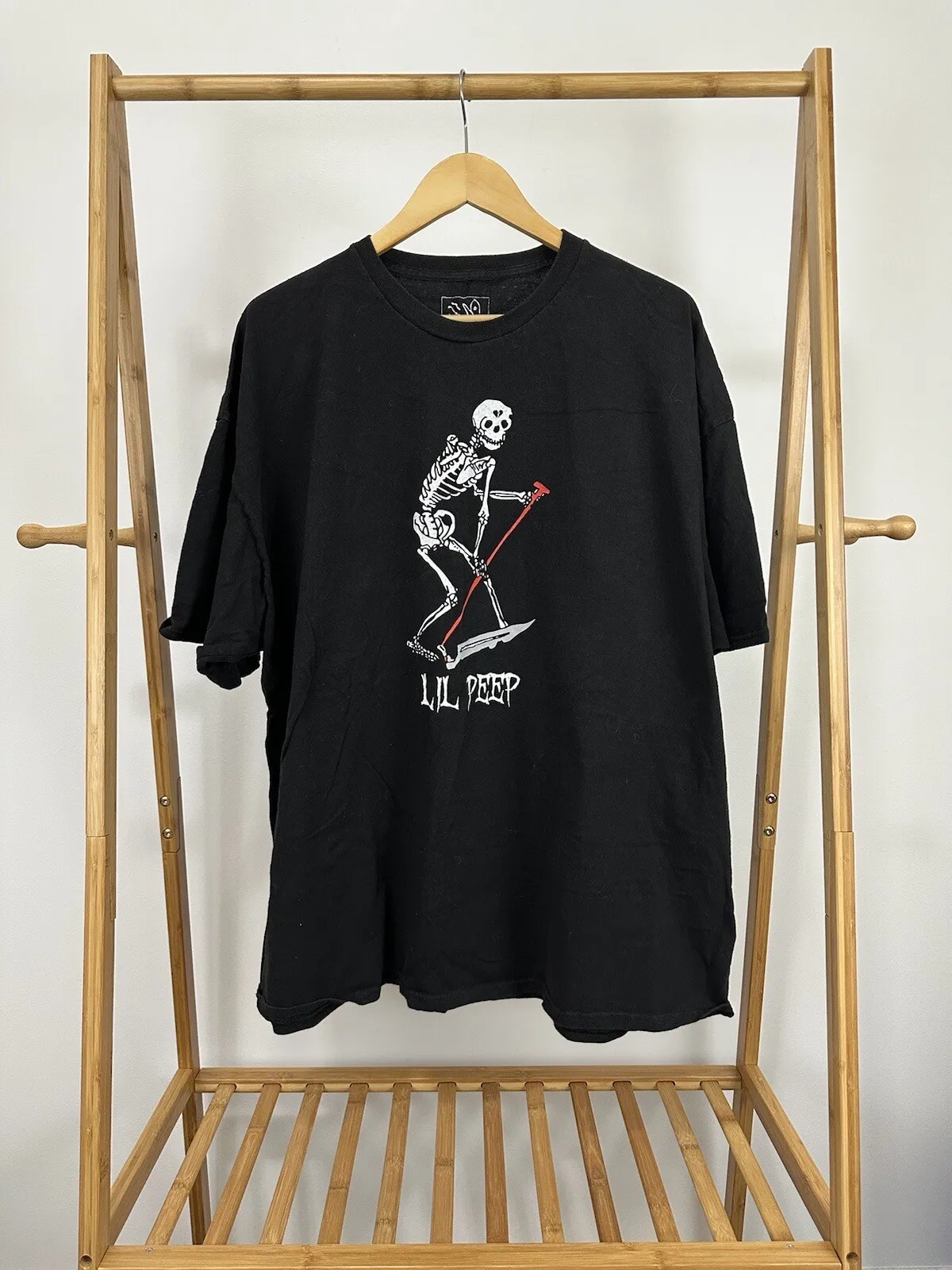 Футболка Lil Peep Schemaposse Grim Reaper в стиле хип-хоп, рэп, РАДКИЙ размер 3XL