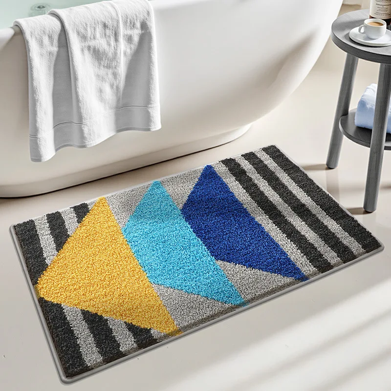 

Коврики для ванной комнаты, Коврики для пола, Принадлежности для ванной комнаты, Впитывающие и нескользящие, Моющиеся в машине, Высококачественные, Домашний декор, Флокирование