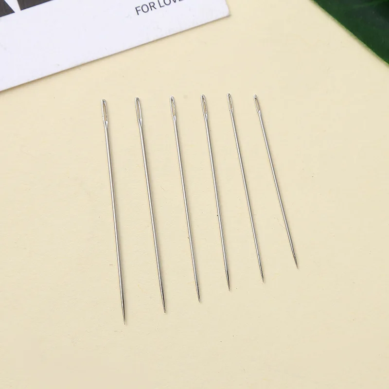 25Pcs Multi-size Small Eye Hand Sewing Needle Home Sewing Nickel-plated Steel Needle Cross-stitch Hand Embroidery Clothes Needle