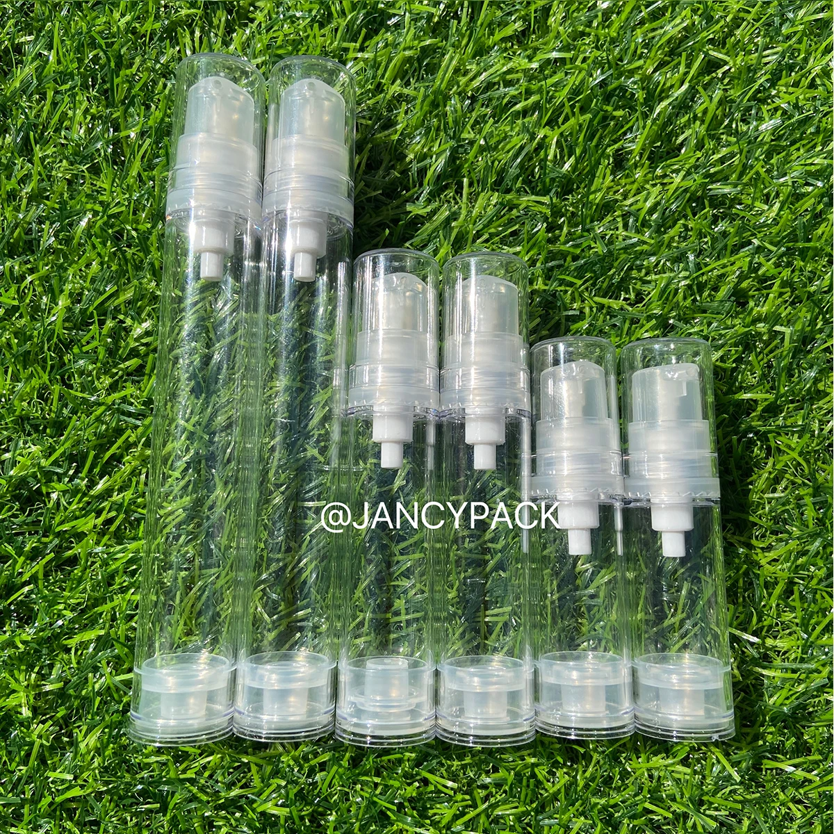 

5ml 10ml 15ml Travel Sub-Bottling AS Vacuum Spray Lotion Eye Cream Refill Bottle Empty Portable Airless Pump Bottle Liquid Vials