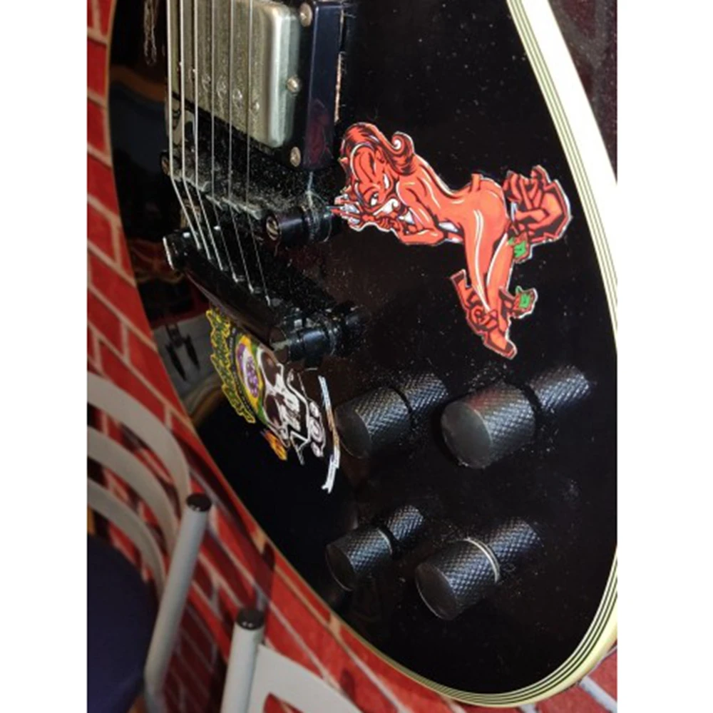 1 stücke/2 stücke Gitarre Knöpfe Metall 6mm Dome Top Gitarre Volume Tone Knöpfe Pot Control Knöpfe für Elektrische Gitarre Bass – Detail 15