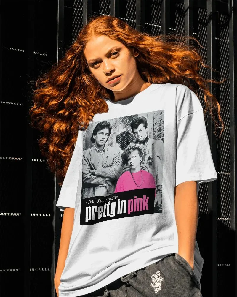 

Футболка с изображением из фильма «Pretty in Pink»: винтажная женская одежда в стиле 80-х годов, футболки, свитшоты или худи