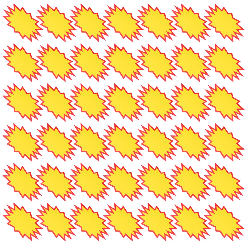 

100pcs Commodity Price Tags High Grade Paperboard Durable For Store Garage Sale Advertising Signs Retail Shop Display Label