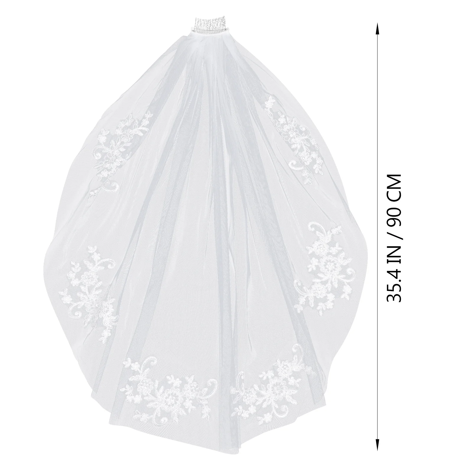 With Diamond Child Wedding Veils for Bachelorette Part Accessories Brides Short Bridal