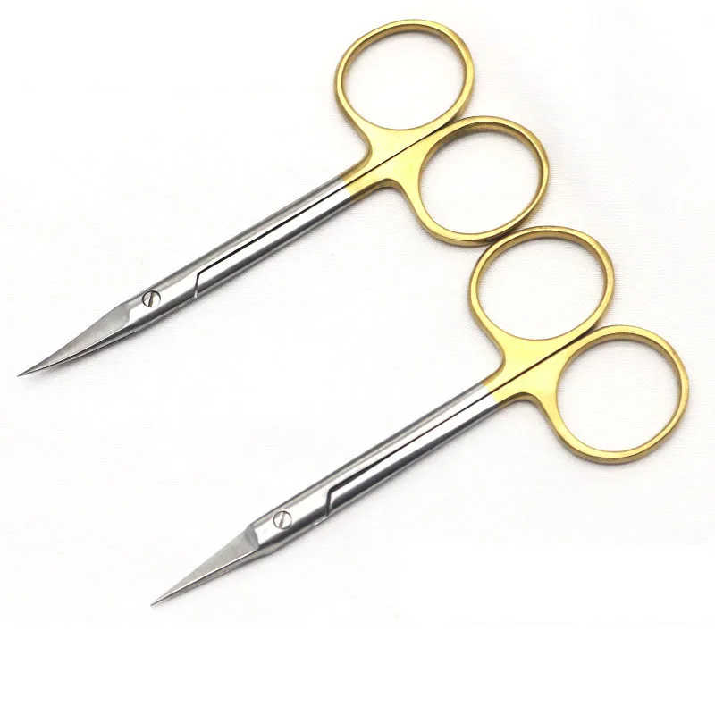 Médico Cirúrgico Eye Scissors, Tesoura De Beleza, Cortar Tesoura De Tecido, Comum, Barato