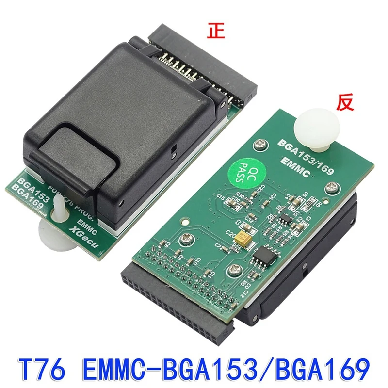 EMMC BGA153/BGA169 Chip Adapter Set For T76 Rogrammer, Secure Encryption