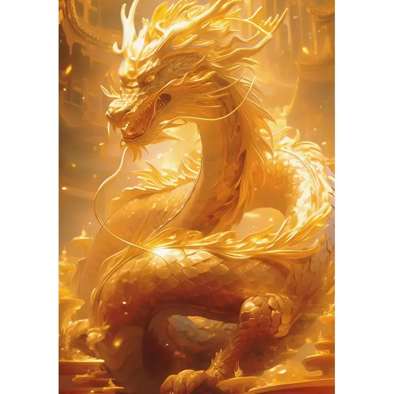 

GATYZTORY Painting By Numbers Fiery Phoenix Rebirth Scenery Markers By Numbers Crafts Gift On Canvas Color by Numbers Kit