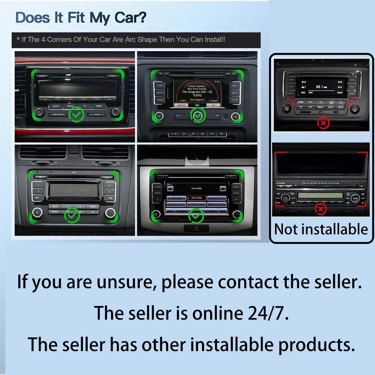 Modify For Volkswagen VW 2007-2015 Wireless Carplay Multimedia Video Player NEW Upgrade HD Touch Screen Android Auto Car Play BT