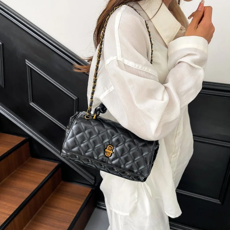 

Высококачественная роскошная брендовая женская сумка через плечо, кожаная элегантная сумка через плечо, известная дизайнерская винтажная повседневная модная сумка ​