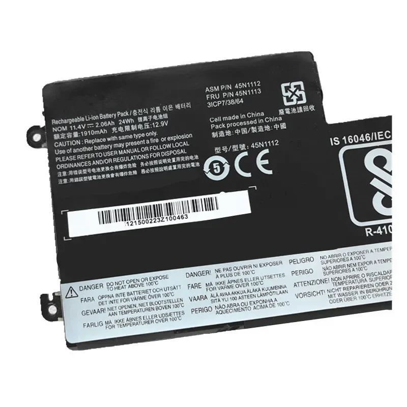 New L450 45N1110 45N1111 45N1112 Internal Battery for Lenovo ThinkPad T440 T440S T450 T450S X240 X240S X250 X260 X270 11.1V 24WH