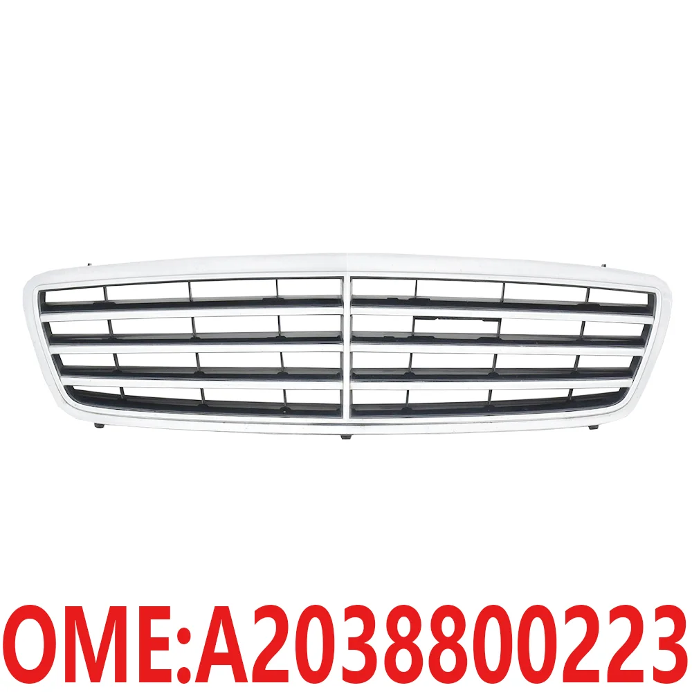 for Mercedes Benz A2038800223 7246 Middle grid base W203 C200 C220 car front bumper grille grills  net car auto parts