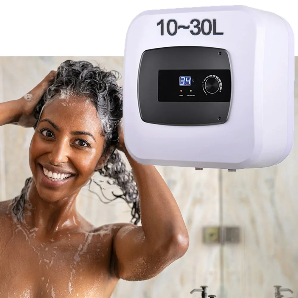 Under Sink 10Liters 15L 30L Square Kitchen Water Geyser Low Price Bathroom Shower Kitchen Electric Hot Mini Tank Water Heater
