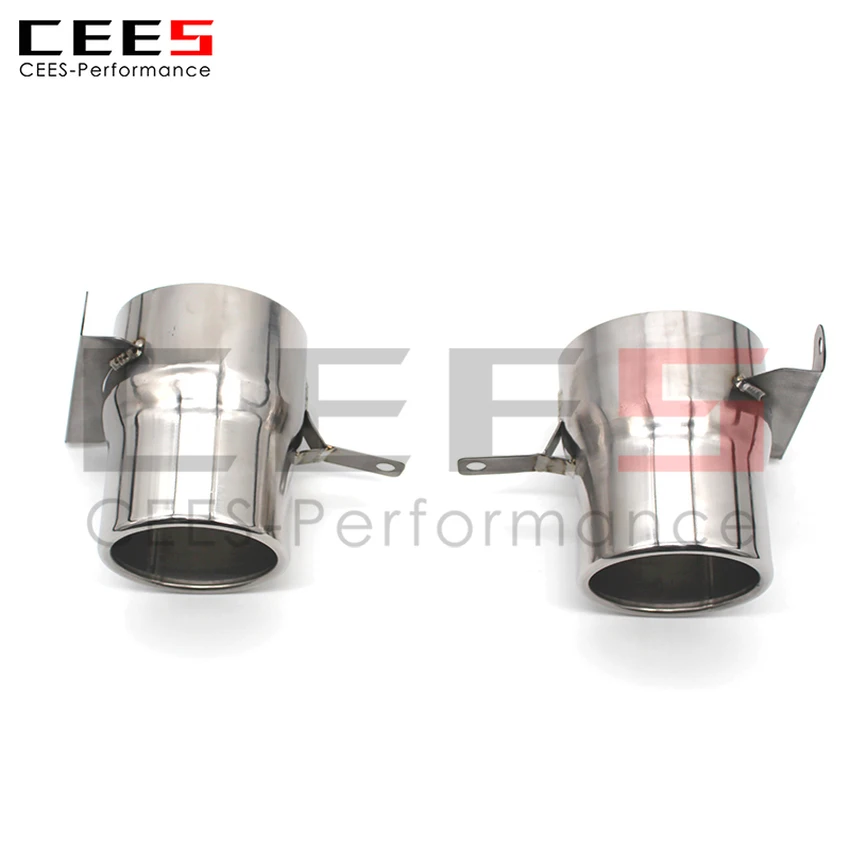 CEES Exhaust System For Ferrari 458 SP SC Titanium Tips/Stainless Steel Tips Tail Throat Sortie Echappement Voiture Upgrade