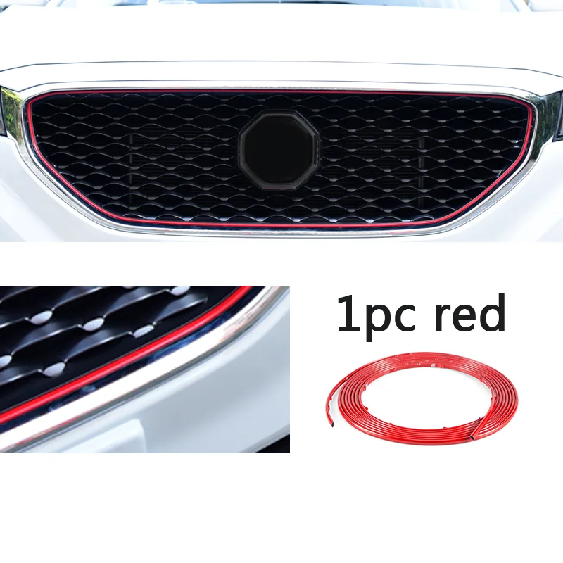 1pc for MG ZS front grille all around Rubber strip Decorative strip sticker