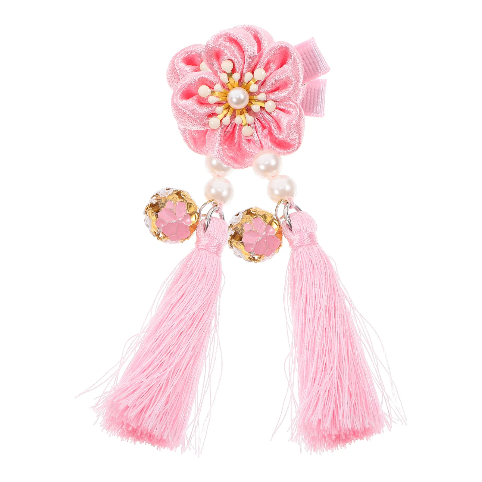 1 زوج سميكة النمط الصيني مقاطع الشعر لطيف الفتيات اكسسوارات للعام الجديد هان الملابس تأثيري شرابة دبوس الشعر الفتيات دبوس الشعر