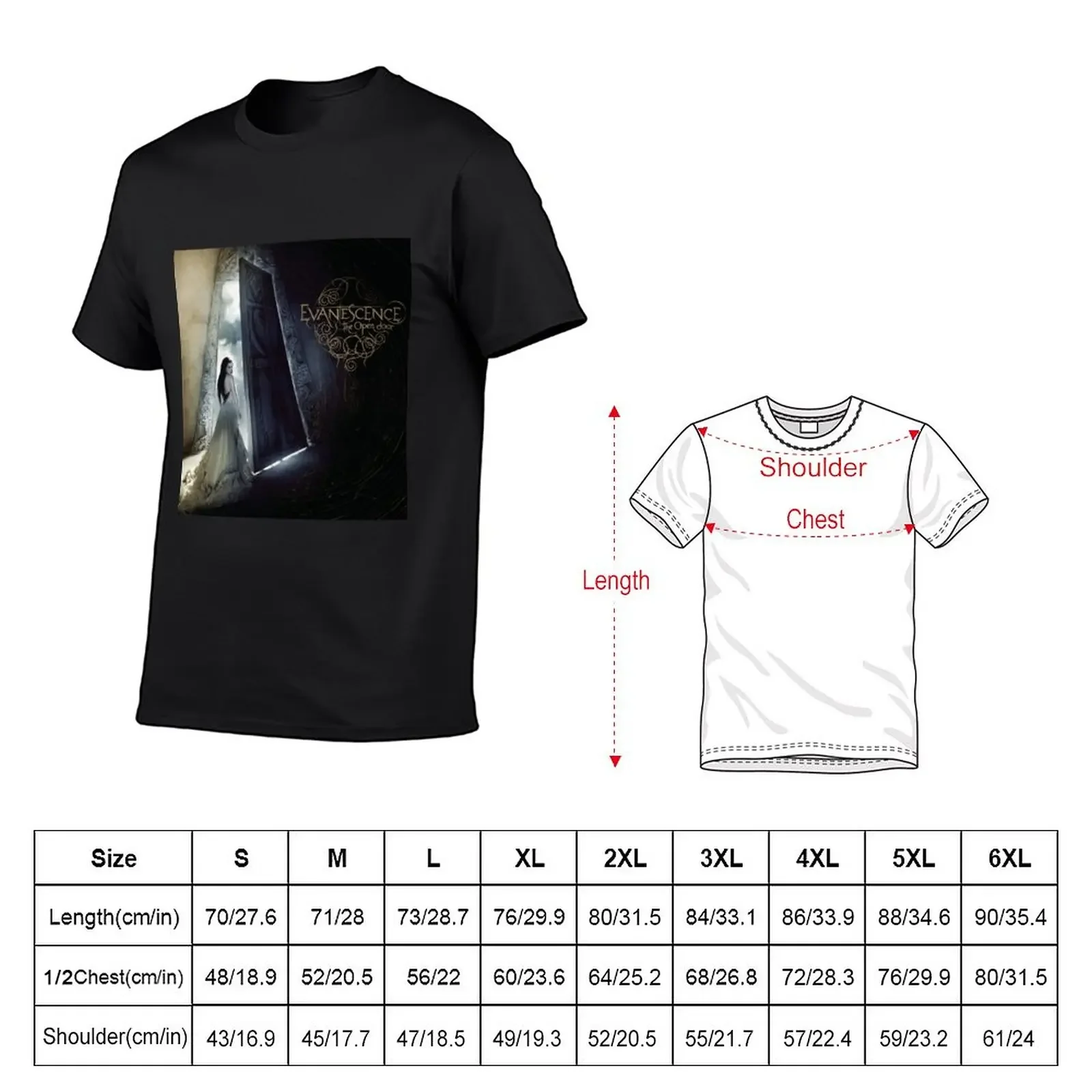 The Open Door T-Shirt sweat anime clothes customs Men's t shirts