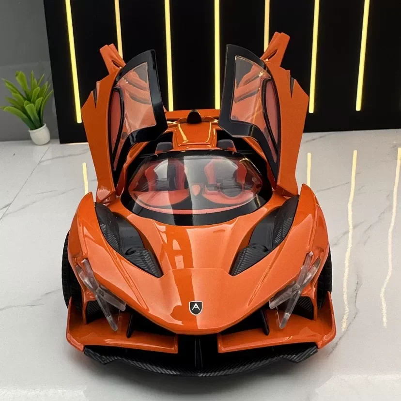 

1:24 Project EVO Supercar Alloy Car Model Diecast Toy Vehicle High Simitation Sound Light Cars Toys Kids Gifts Collection