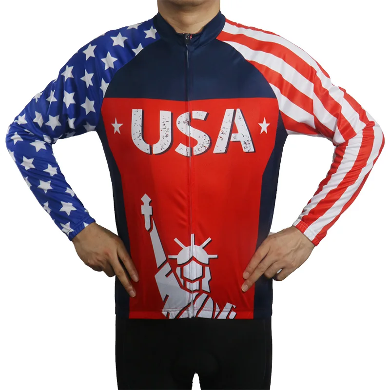 

Outdoor Bicycle Wear Short Sleeve Shirt, Road Top Cycling Jersey, MTB Jersey, USA Motocross Jacket, Sweater Clothes, USA Coat