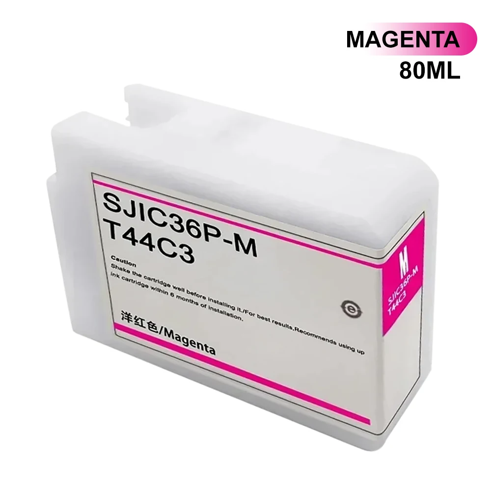 Imagem -05 - Cartucho de Tinta com Pigmento Compatível para Epson Colorworks Cw-c6500ao Cw-c6500pe Printer Impressora Etiqueta Sjic36p