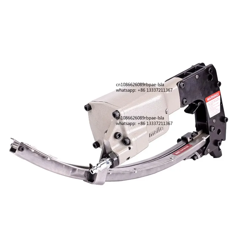 Hand-held, Manually Operated, Lightweight Pneumatic Clip Closure Tool with  80H23S Hartco CLP-3 Clips M66
