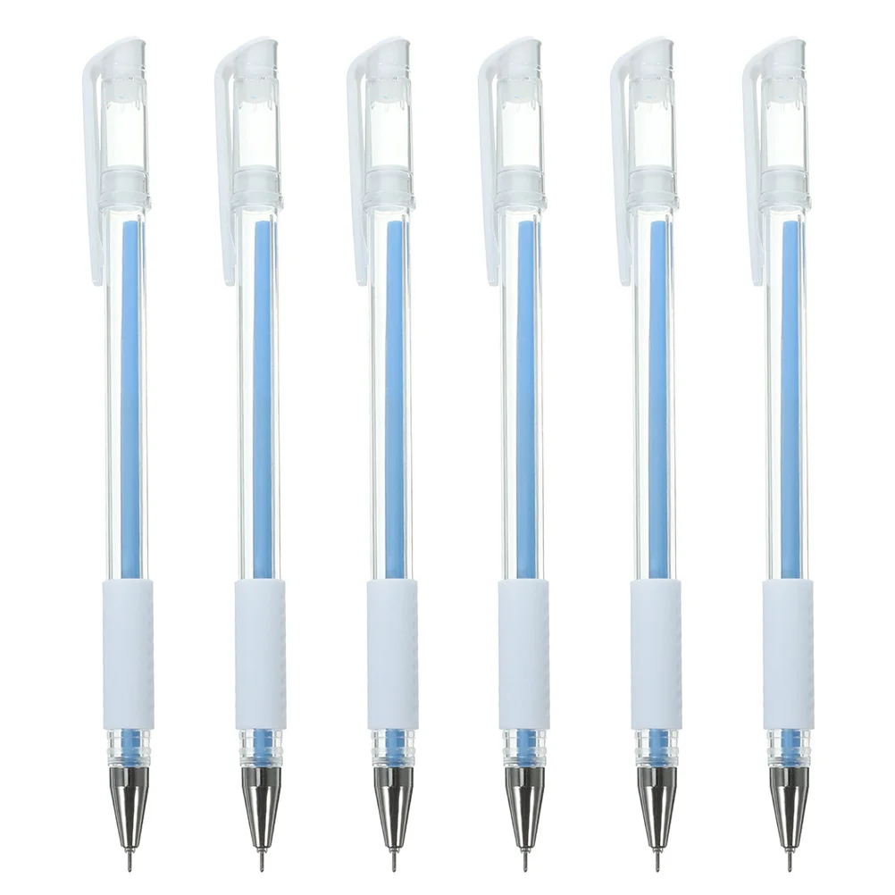 

6Pcs Beauty Marker Pen Splashproof Precision Tattoo Eyebrow Positioning Skin Pen Makeup Retouching Face Marker