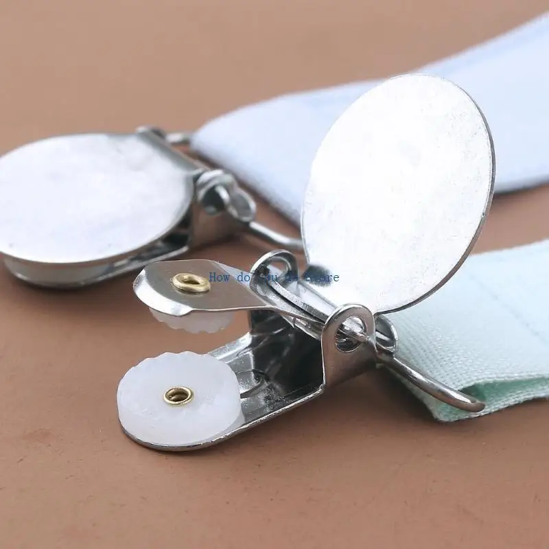 19QF 4 قطعة/الحزمة الطفل الدمية هوة سلسلة مقاطع المهديء سلسلة الحلمات حامل لحديثي الولادة لعبة تغذية يناسب معظم اللهايات #2