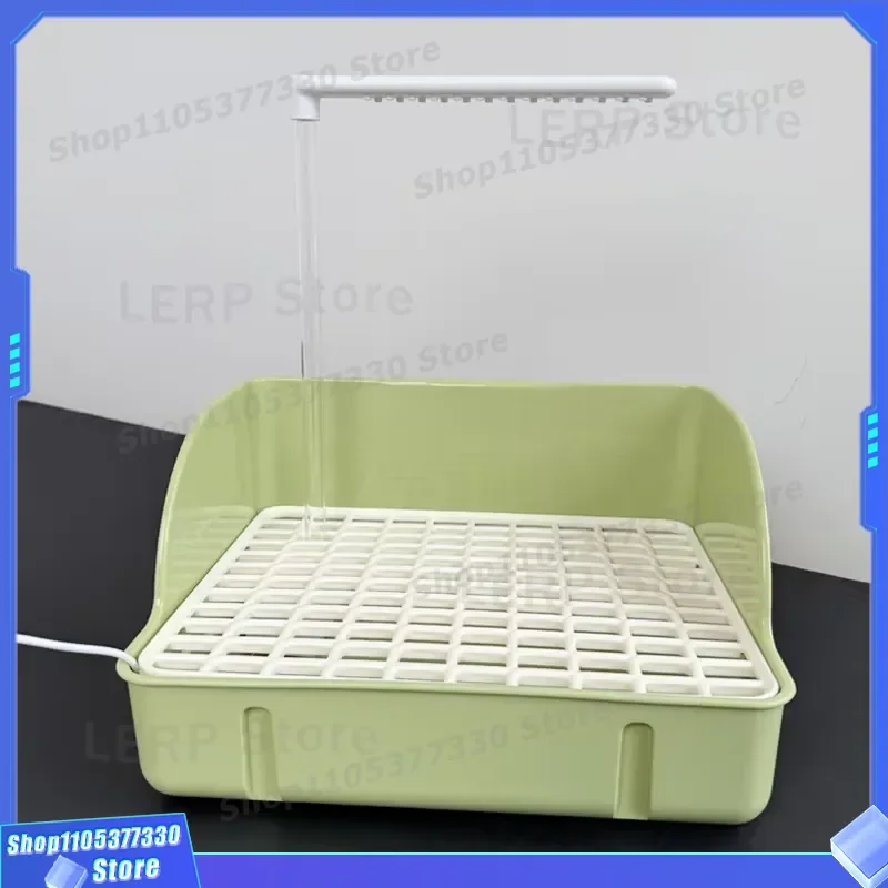 Automatic Rain Circulation Bird Bath Box for Parrots and Kingfishers Small Outdoor Garden Water Feature Pet Drinking Fountain