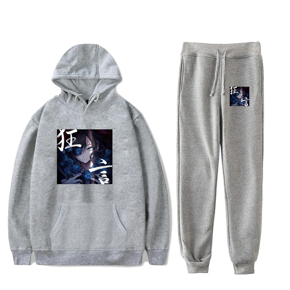 Ado Kyogen Album 2024 Tour Hoodie Jogger Broek Tweedelige Set Sweatshirts + Joggingbroek Harajuku Streetwear Heren Dames Set