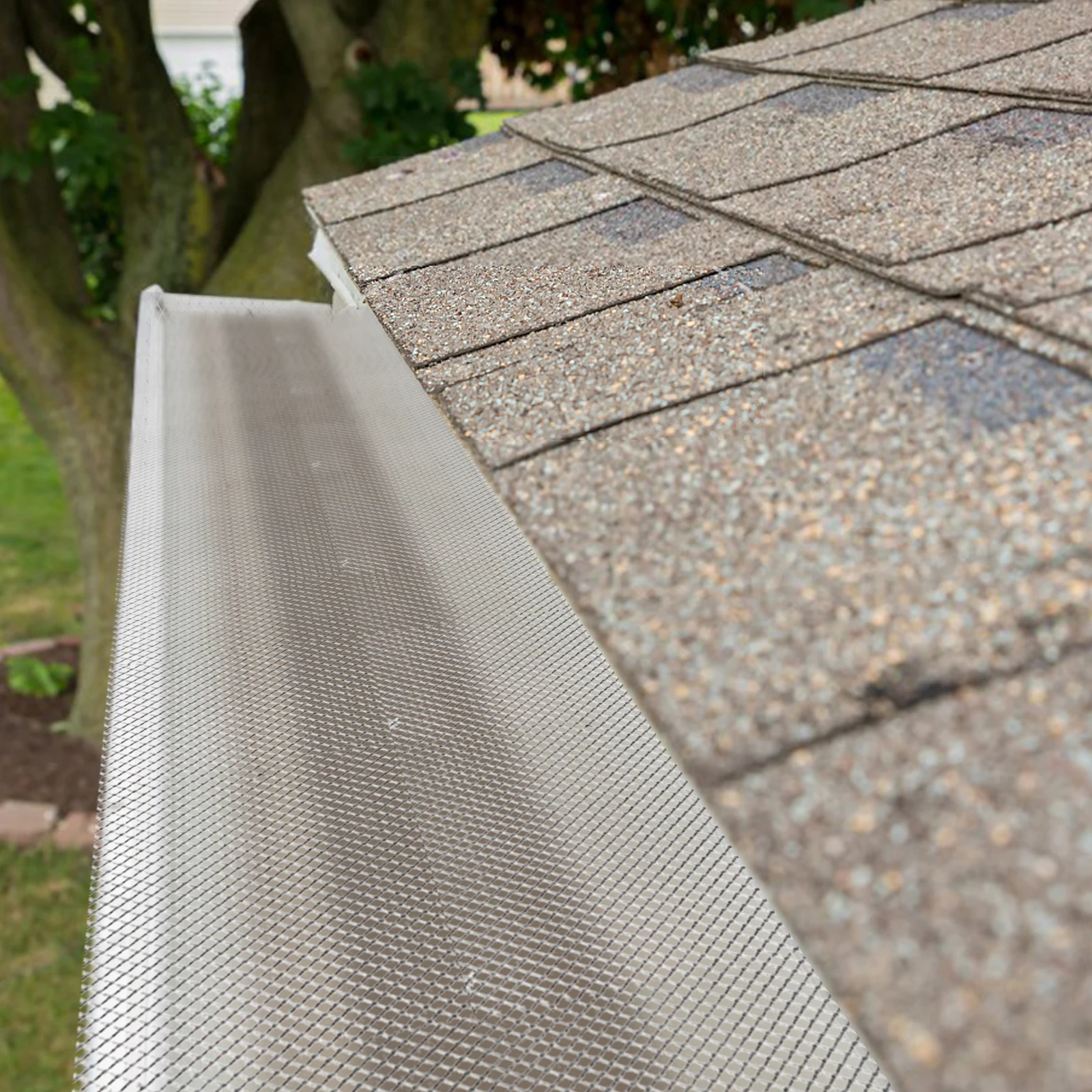 

Сетчатый рол для защиты желобов BYMAOCAR, 5 дюймов x 100 футов, защита для желобов, алюминиевый листовой фильтр, поверхность без заусенцев для листьев