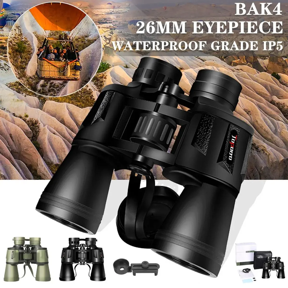 High Powerful Binoculars Professional Telescope Long Range HD Smart Phone Optical Glass Low Light Night Vision Camping