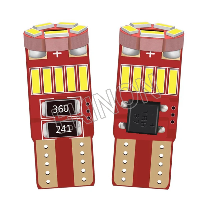 100 قطعة T10 W5W 194 168 سيارة LED التخليص الباب القراءة أضواء خلفية لمبة السيارات مصباح داخلي 15SMD 4014 الأبيض الجليد الأزرق DC12V