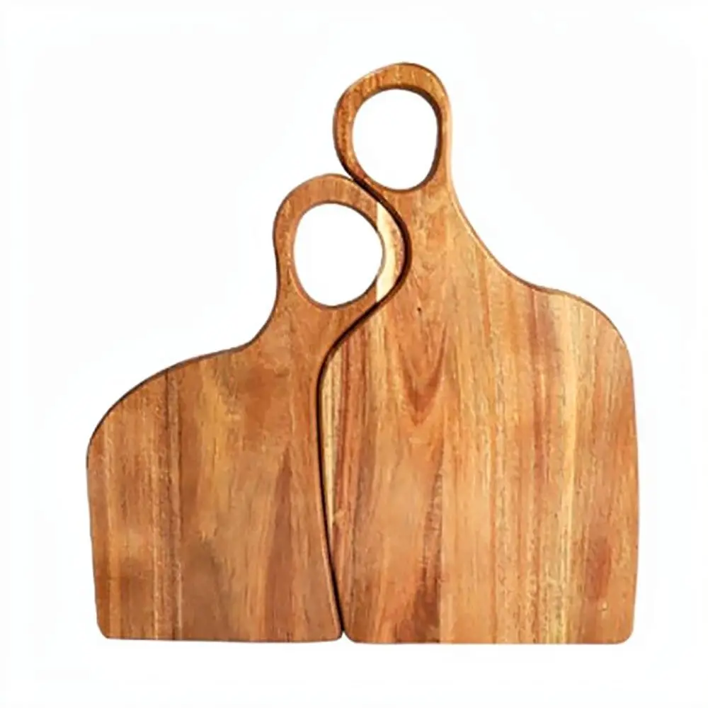 Modern Wood Cutting Board Walnut Acacia Splicing Tray For Steak Bread Cheese Creative Kitchen Utensil Serving Platter