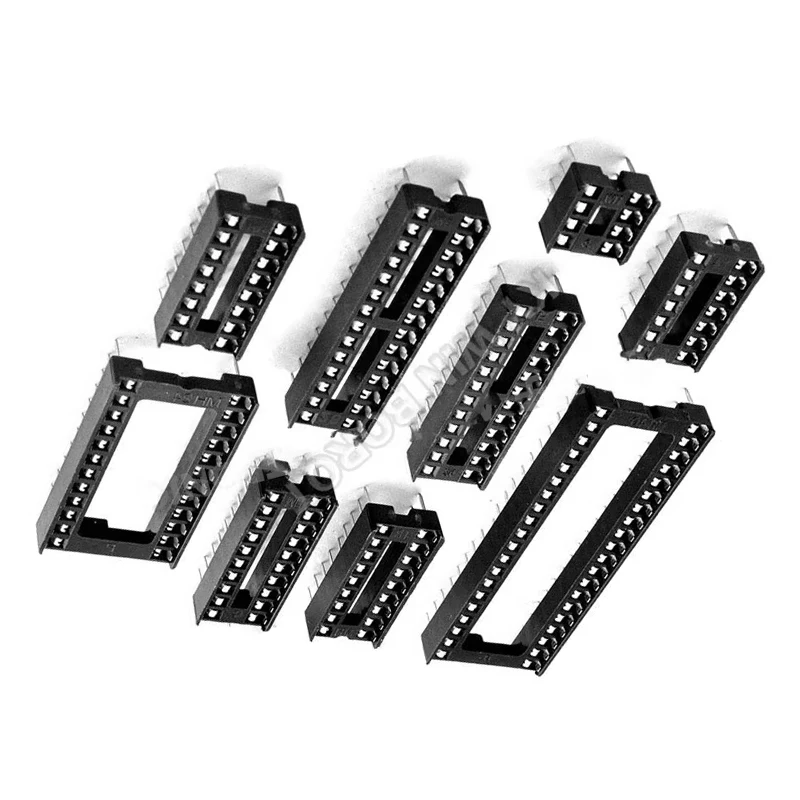 10 SZTUK Gniazda IC 2,54MM DIP6 DIP8 DIP14 DIP16 DIP18 DIP20 DIP28 DIP40 złącze pinowe Gniazdo DIP 6 8 14 16 18 20 24 28 32 40 pin — zdjęcie 5