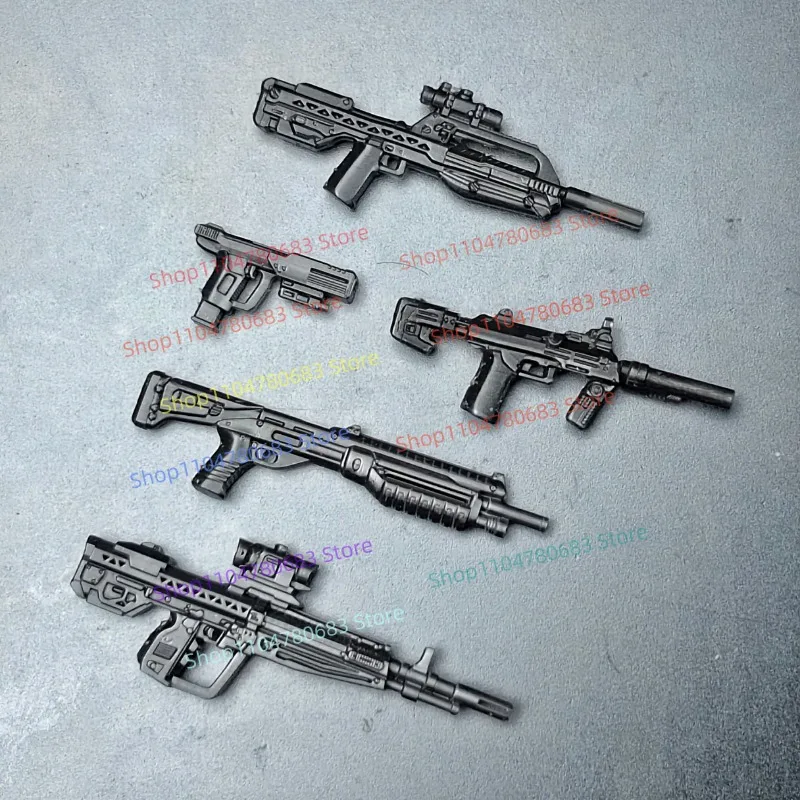 MOC New Military Building Blocks, Dolls, Mini Dolls, Third-party Sci-fi Weapons, Toys, Gifts and Ornaments Collectibles