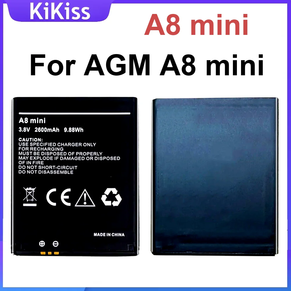 

Премиум-сменный аккумулятор для мобильного телефона A8 Mini 2600 мАч для Agm