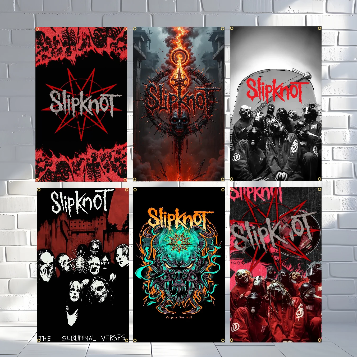 3X5FT 90x150cm Band S-Slipknotes MUSIC Flag Polyester Digital Printing Banner for Bedroom Wall Art Out Door Tapestry