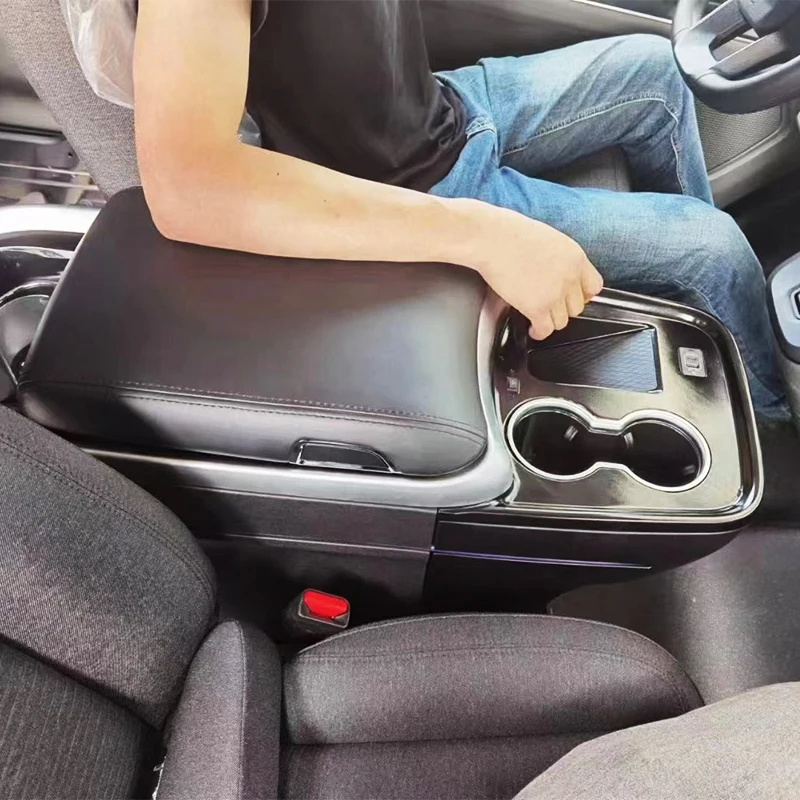 For Business Van MPV RV Modification Upgrade Central Independent Armrest Box with Refrigerator Luxury Upgrade Accessories