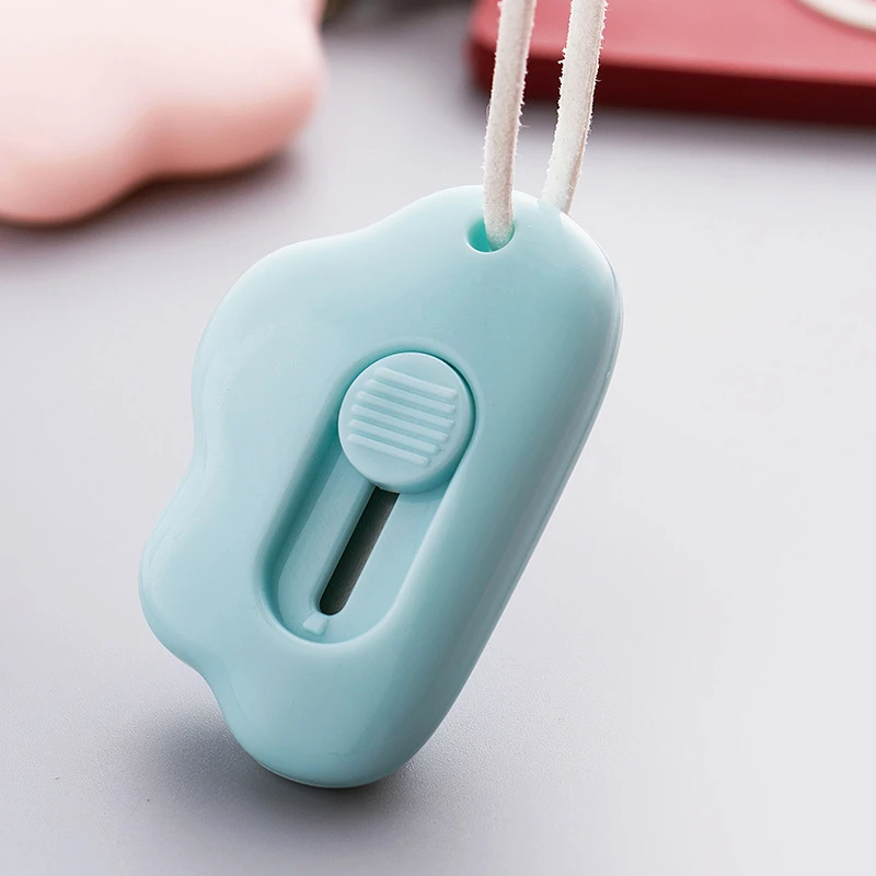 سكين Untility صغير محمول على شكل سحابة لطيف ومبتكر رائع لحساب اليد أدوات تزيين الورق مستلزمات فنية أدوات مكتبية #2