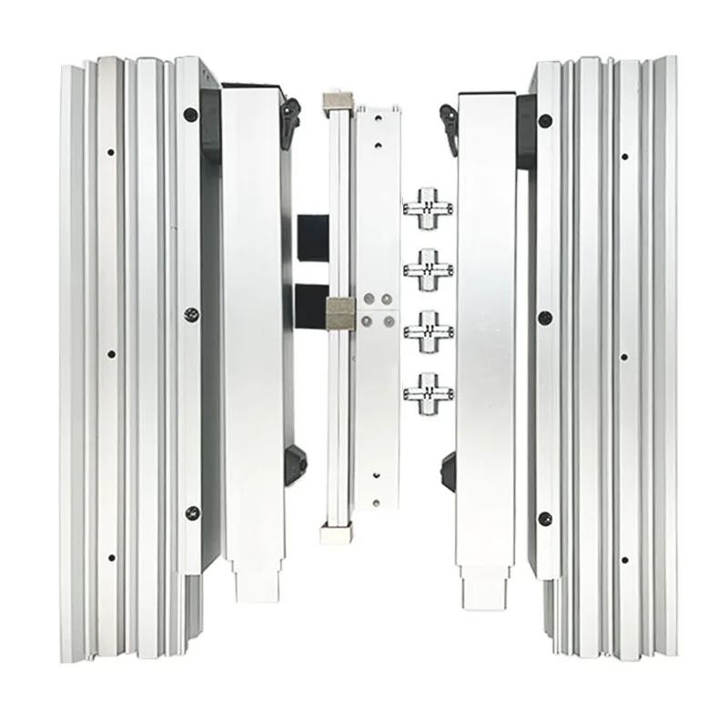 Tavolo da pranzo pieghevole nascosto binario di scorrimento cucina invisibile armadio in lega di alluminio installazione laterale tavolo da pranzo a spinta piatta guida r