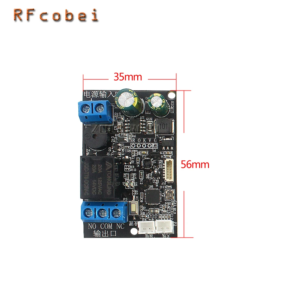 RFID Fingerprint Identification Control Board Mobile Phone 13.56mhz NFC Induction Relay Motherboard Access Controller DC12-120V