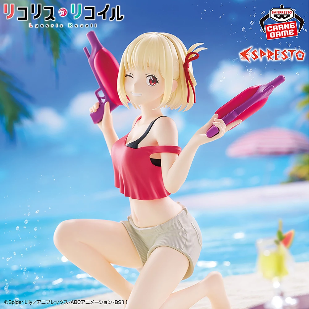Lycoris Recoil ESPRESTO Nishikigi Chisato Inoue Takina Anime Figure Action Figurine BANPRESTO Genuine In Stock Model Toys Gifts