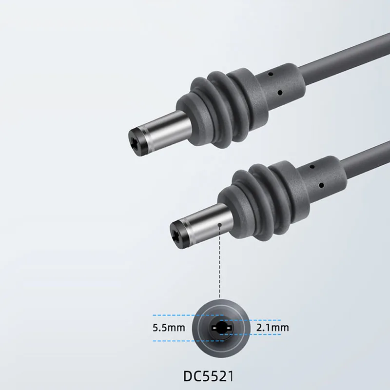 Stromkabel für Starlink Mini DC auf DC Anti-Wasser-Netzkabel 2 m 3 m 5 m DC 5521 PVC-Außenladeleitung verlängern Ladekabel – Detail 5
